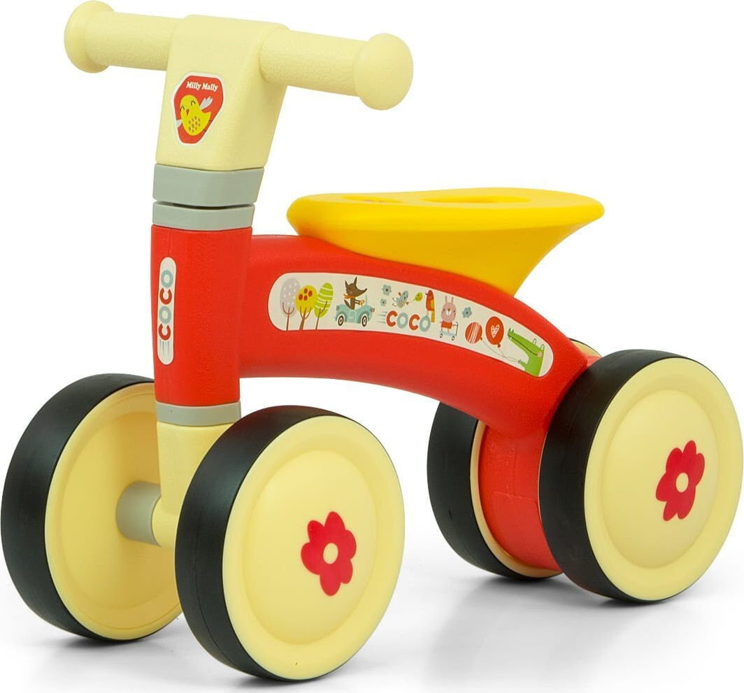 Детская каталка или качалка для малышей Milly Mally Milly Mally Pojazd Coco Red