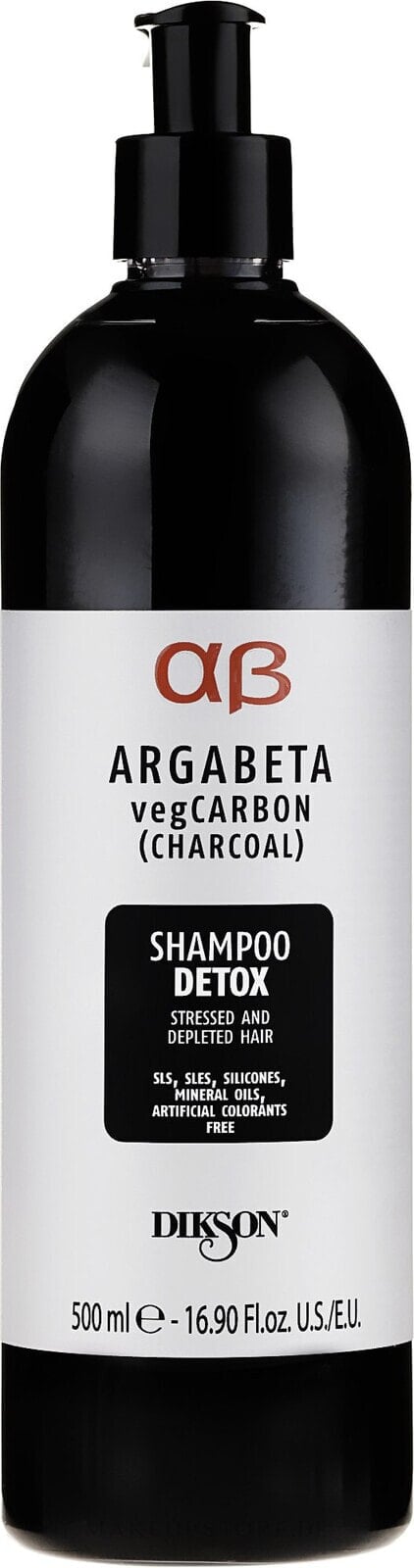 Entgiftendes Shampoo mit Aktivkohle - Dikson Argabeta Shampoo Detox