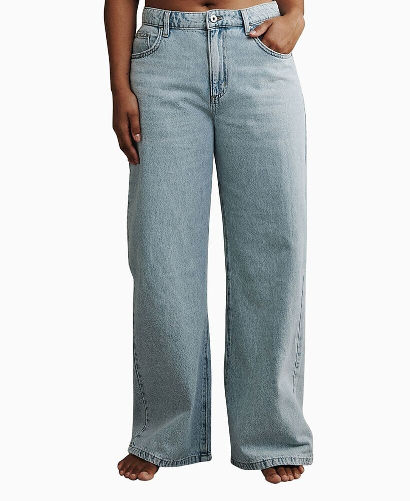 COTTON ON women's Relaxed Wide Leg Jeans