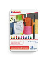 Edding 1200 colourpen фломастер Fine Черный, Синий, Коричневый, Зеленый, Оранжевый, Розовый, Пурпурный, Красный, Желтый 10 шт 4-1200-10