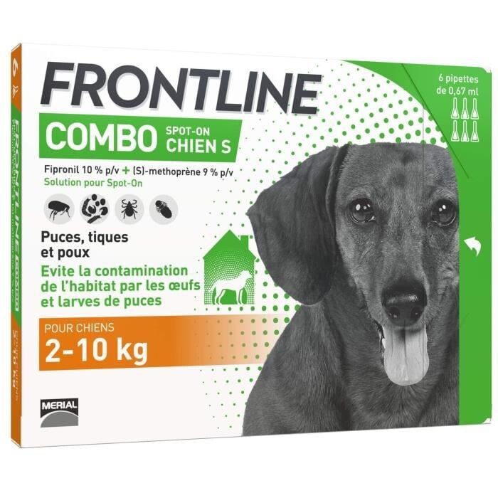 FRONTLINE Combo dog 2-10 кг - 6 пипеток