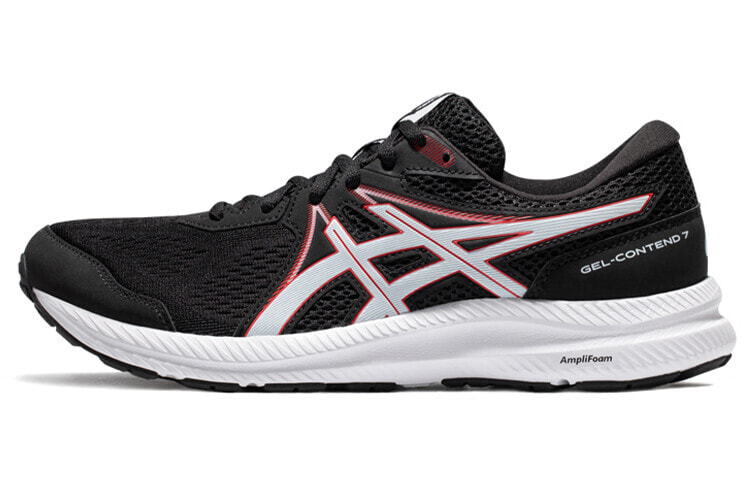 Asics Gel-Contend 7 防滑耐磨 低帮 跑步鞋 男款 黑白 / Кроссовки Asics Gel-Contend 7 1011B040-008