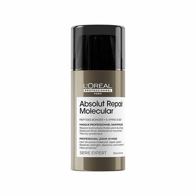 No-rinse mask for damaged hair Absolut Repair Molecular ( Professional Leave-in Mask) 100 ml