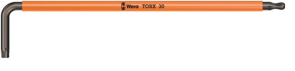 Wera 967 SPKXL, ключ L-torx, T30, Оранжевый, 195 мм, 37 мм, 1 шт.