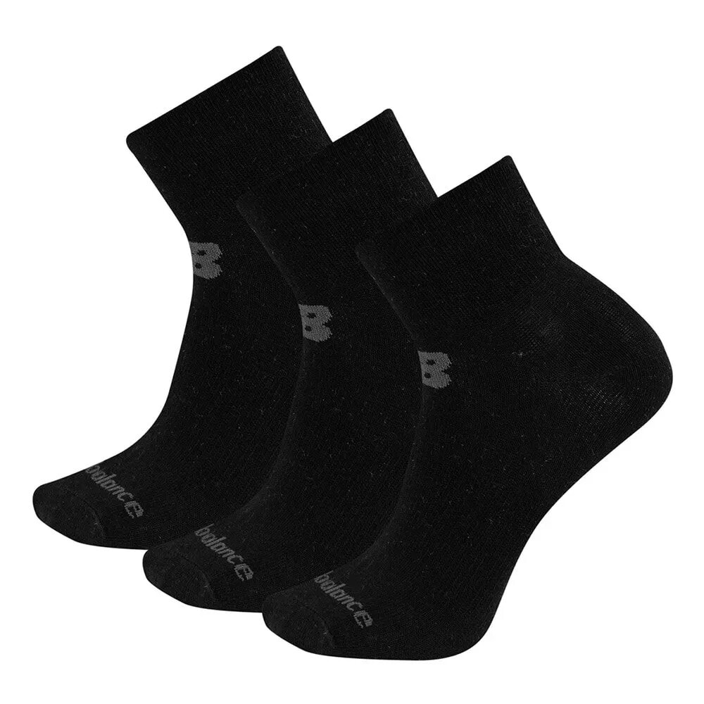 NEW BALANCE Cotton Quarter short socks 3 pairs