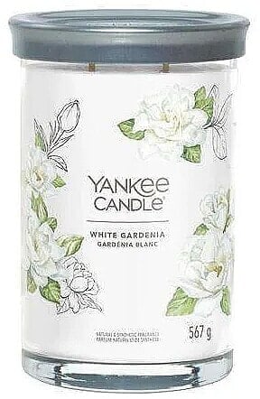 Duftkerze mit Ständer Weiße Gardenie mit 2 Dochten - Yankee Candle White Gardenia Tumbler