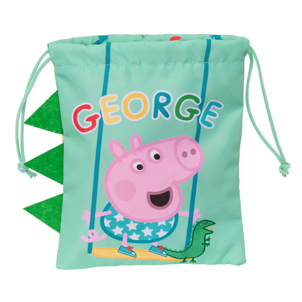 Lunchbox Peppa Pig 20 x 25 x 1 cm Sack Mint