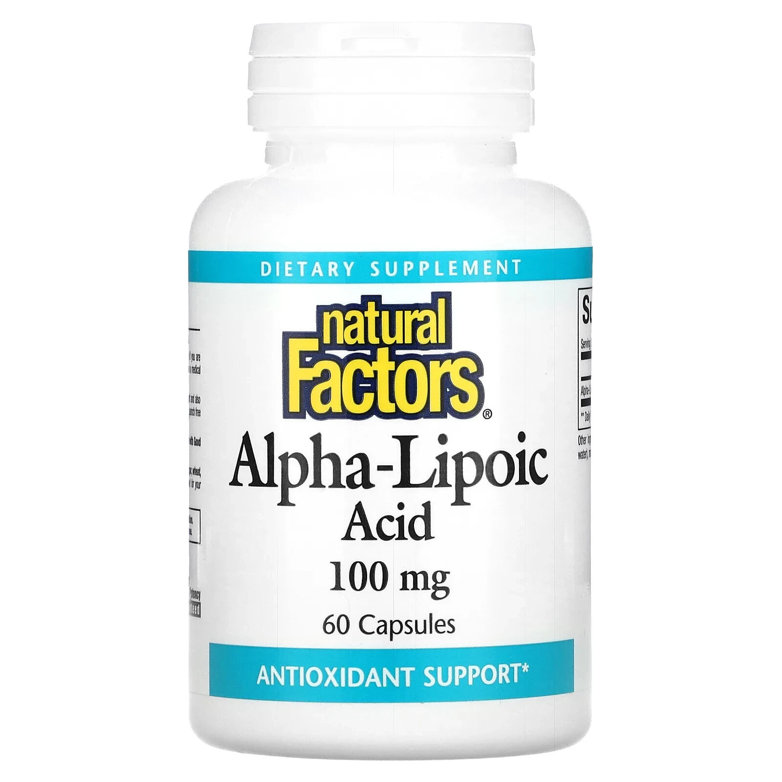 Alpha-Lipoic Acid, 200 mg, 60 Capsules