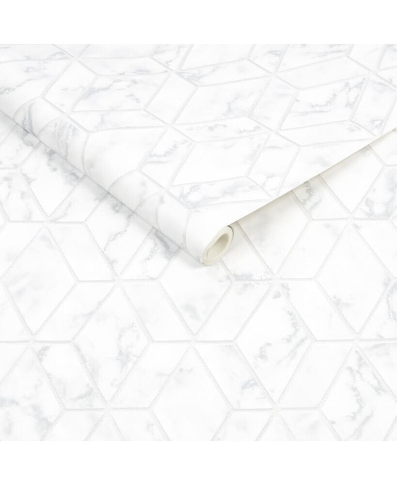 Transform marble Geo Peel and Stick Wallpaper, 216