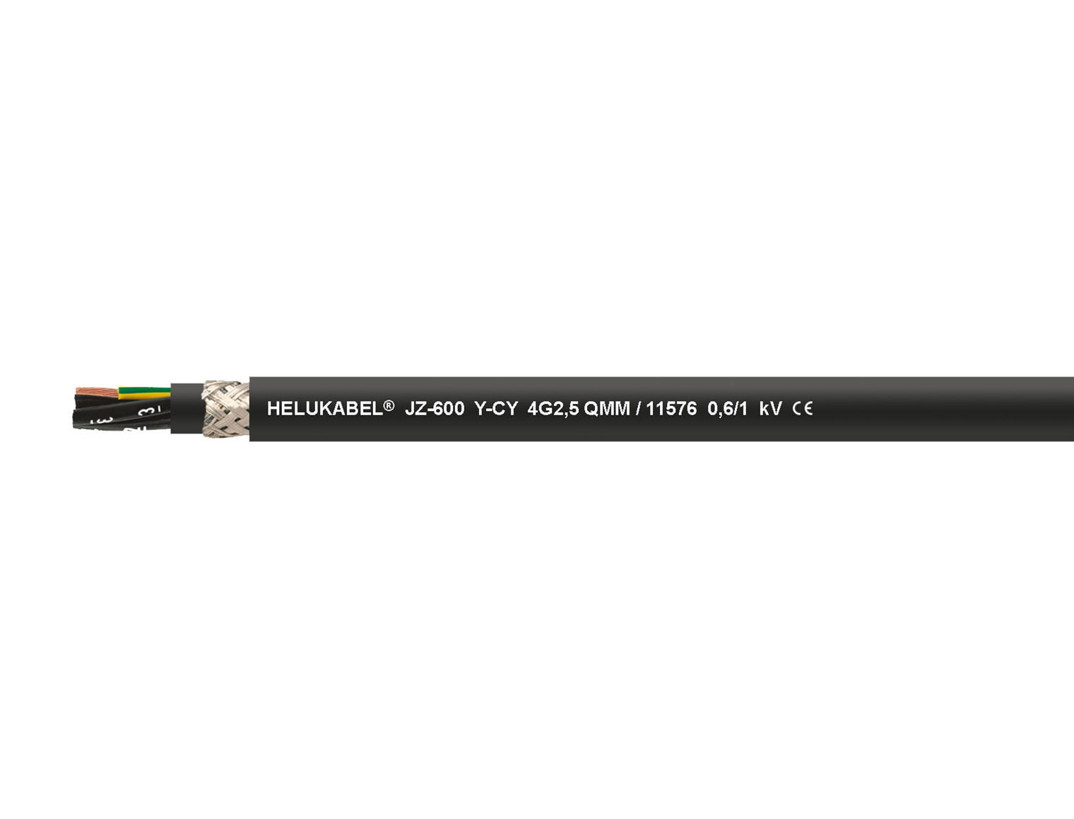 Helukabel OZ-600-Y-CY - Low voltage cable - Black - Polyvinyl chloride (PVC) - Polyvinyl chloride (PVC) - Cooper - 2x1,5 mm²