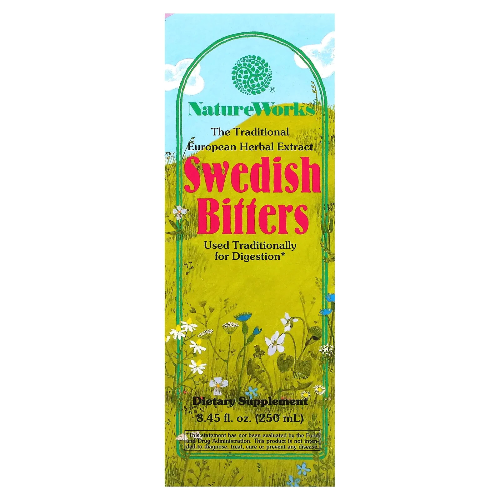 NatureWorks, Swedish Bitters, 3.38 fl oz (100 ml)