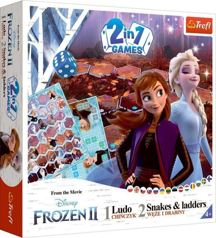 Trefl Game 2in1 Chinese Snakes and Ladders Frozen 2