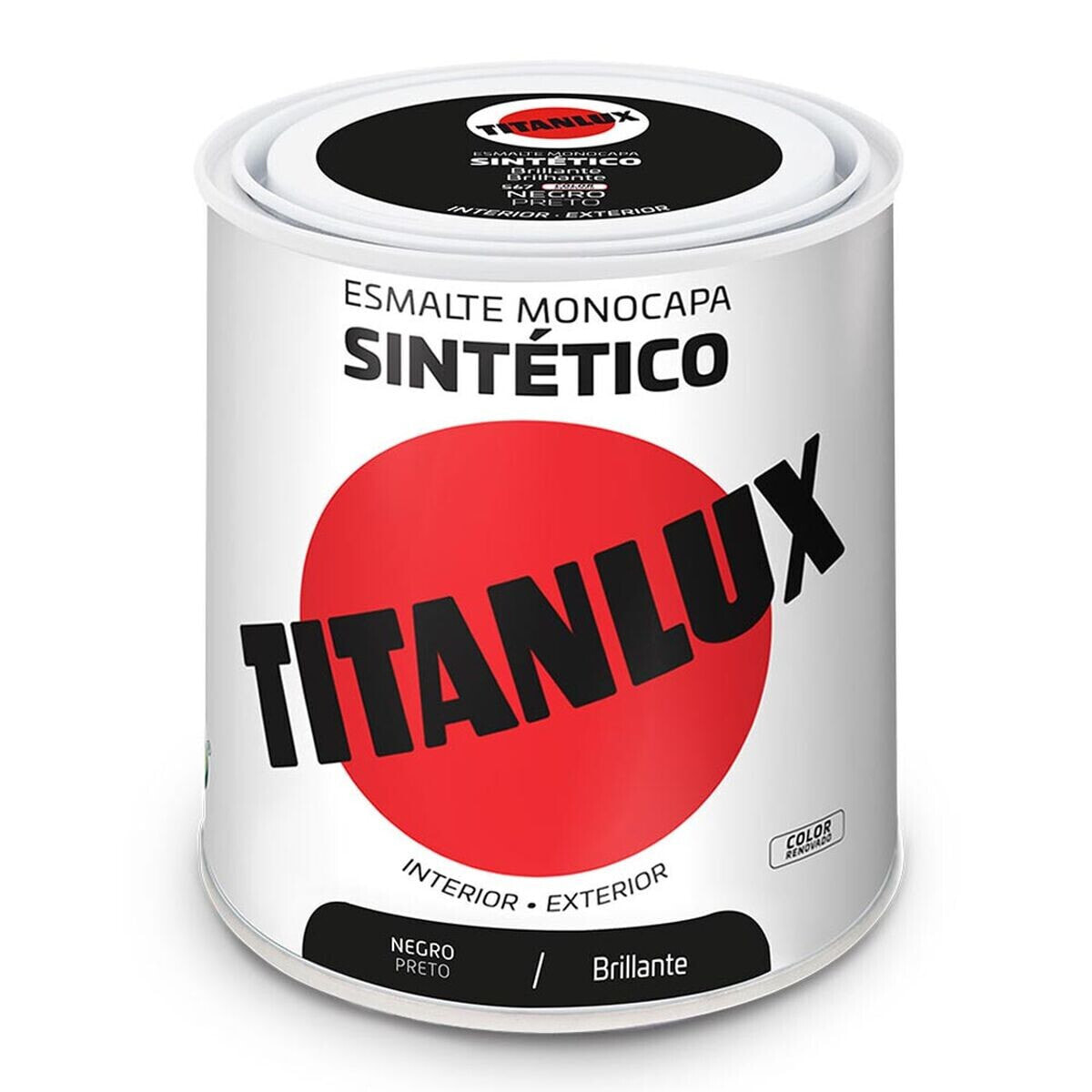 Синтетическая эмаль Titanlux 5808993 250 ml Чёрный