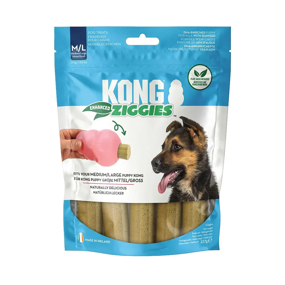 KONG Ziggies Enhanced puppy snack 227g