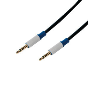 LogiLink BASC15 аудио кабель 1,5 m 3,5 мм Черный, Синий, Серый