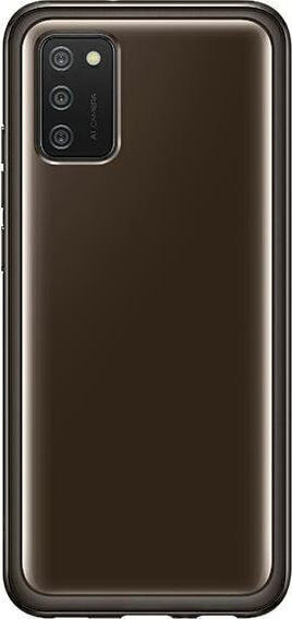 чехол силиконовый коричневый Galaxy A02s Samsung