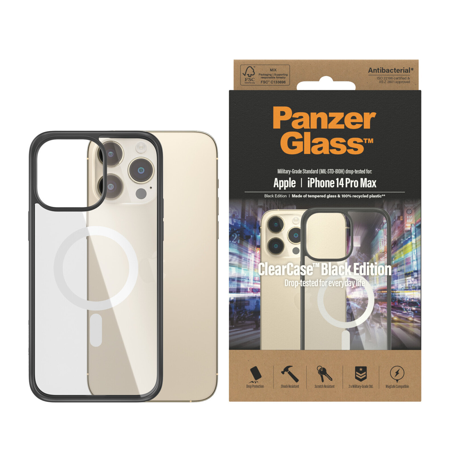 PanzerGlass ClearCase MagSafe чехол для мобильного телефона 17 cm (6.7