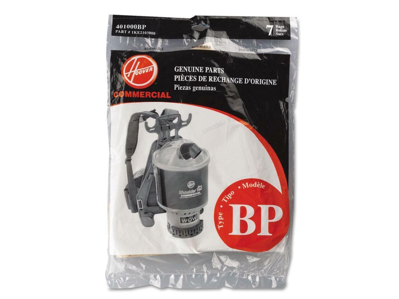 Hoover 401000BP Disposable Paper Liner for Commercial Backpack Vacuum Cleaner- 7