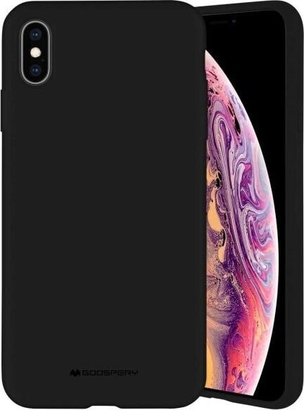 Mercury MERCURY SILICONE CASE IPHONE 15 PRO MAX (6.7), BLACK / CZARNY