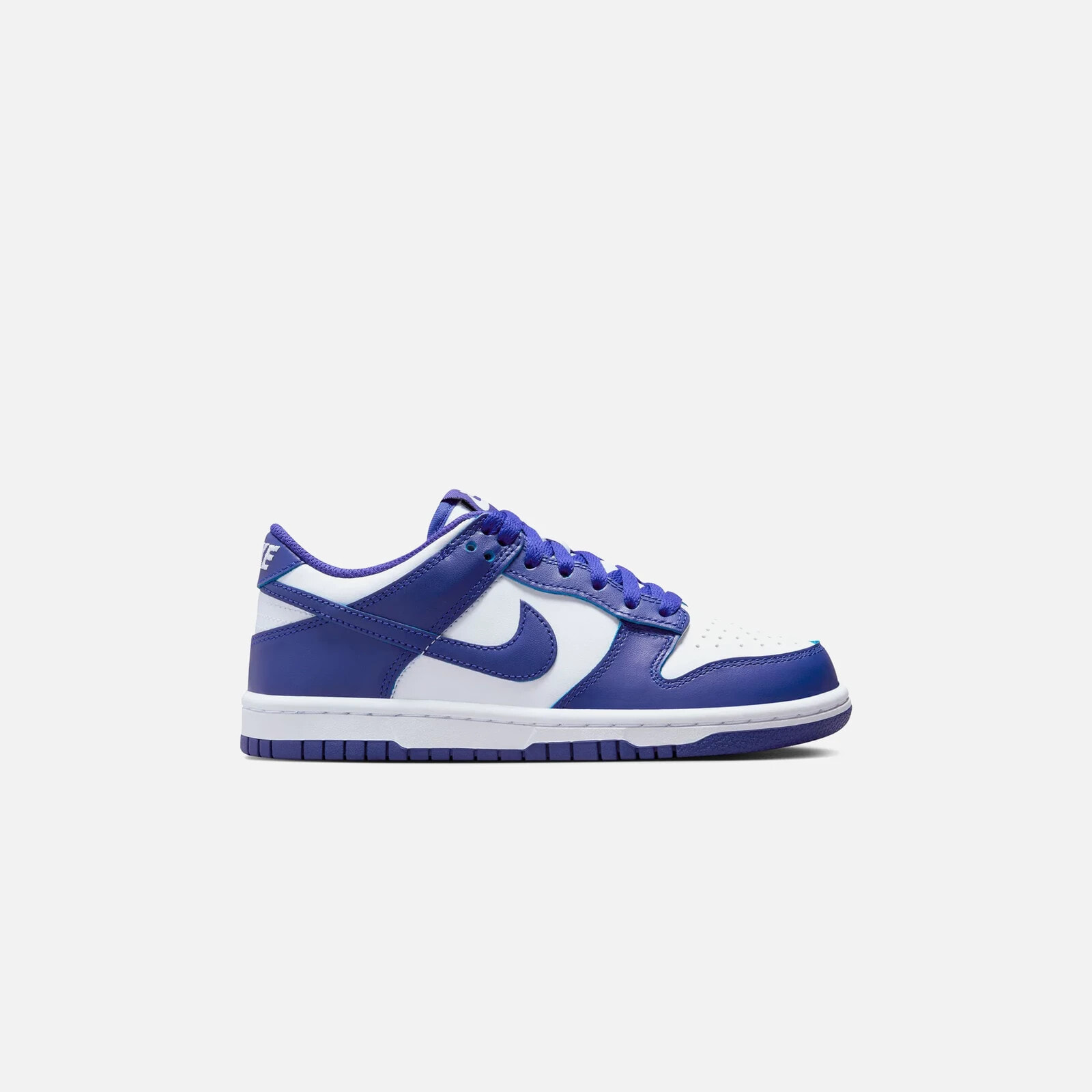 Nike GS Dunk Low - White / Concord / University Red