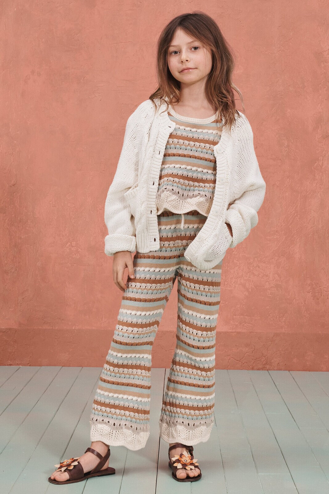 Striped knit trousers - limited edition