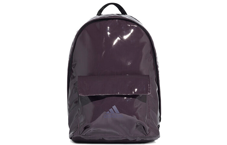 adidas 阿迪达斯 光泽效果经典 涤纶 书包背包双肩包 男女同款情侣款 紫色 / Рюкзак Backpack Adidas FS2944