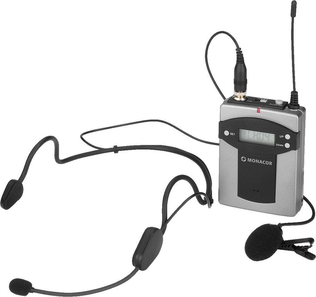 Monacor TXA-800HSE передатчик беспроводного микрофона Нательный передатчик