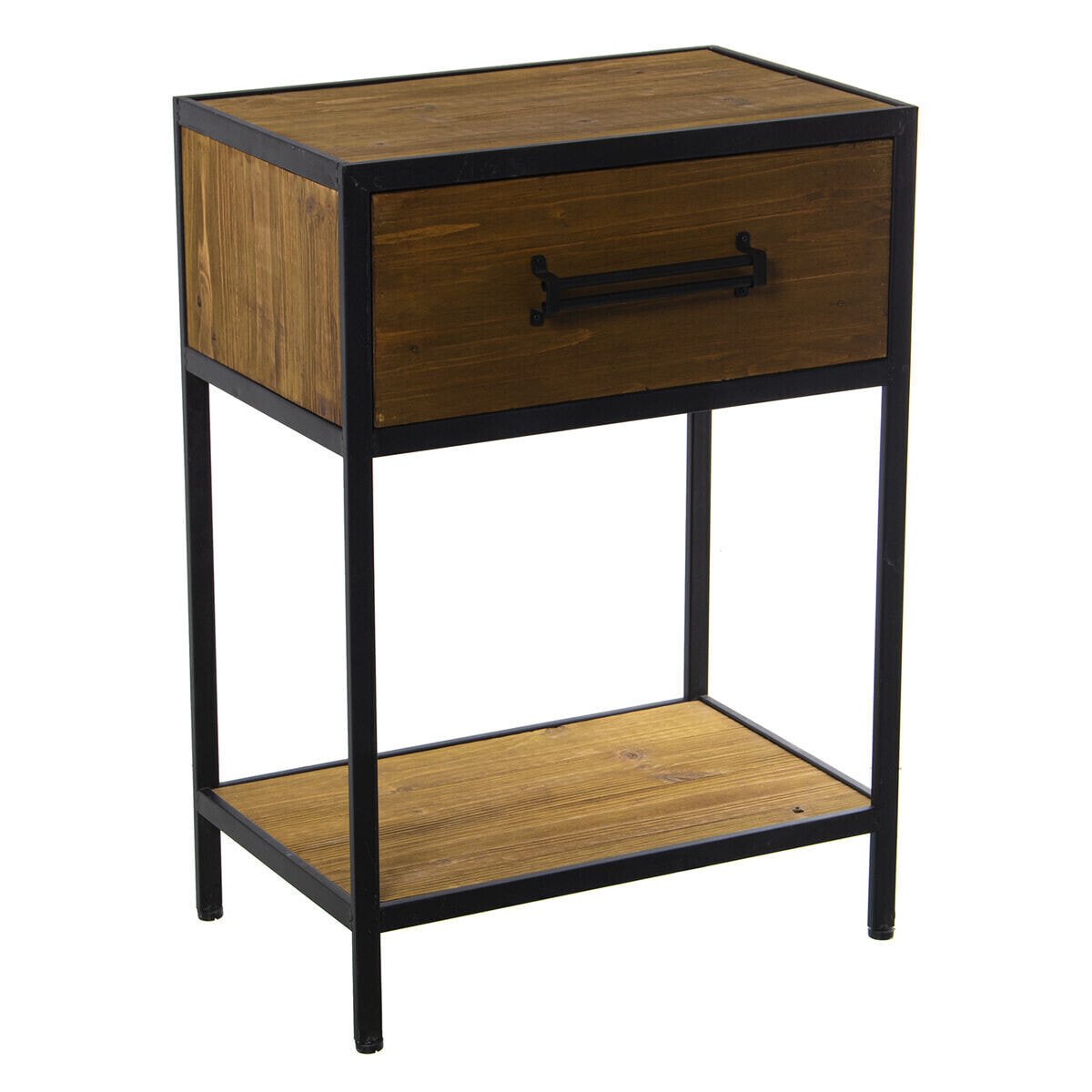 Nightstand Alexandra House Living Brown Wood 47 x 65 x 30 cm