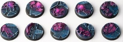 Gamers Grass Gamers Grass: Bases Round - Alien Infestation 25 mm (10 szt.)