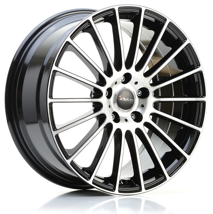 Колесный диск литой Avus Racing AC-M03 black polished 6.5x16 ET40 - LK4/108 ML63.4