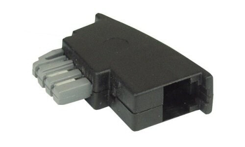 InLine 69948A кабельный разъем/переходник TAE-F RJ11 Черный
