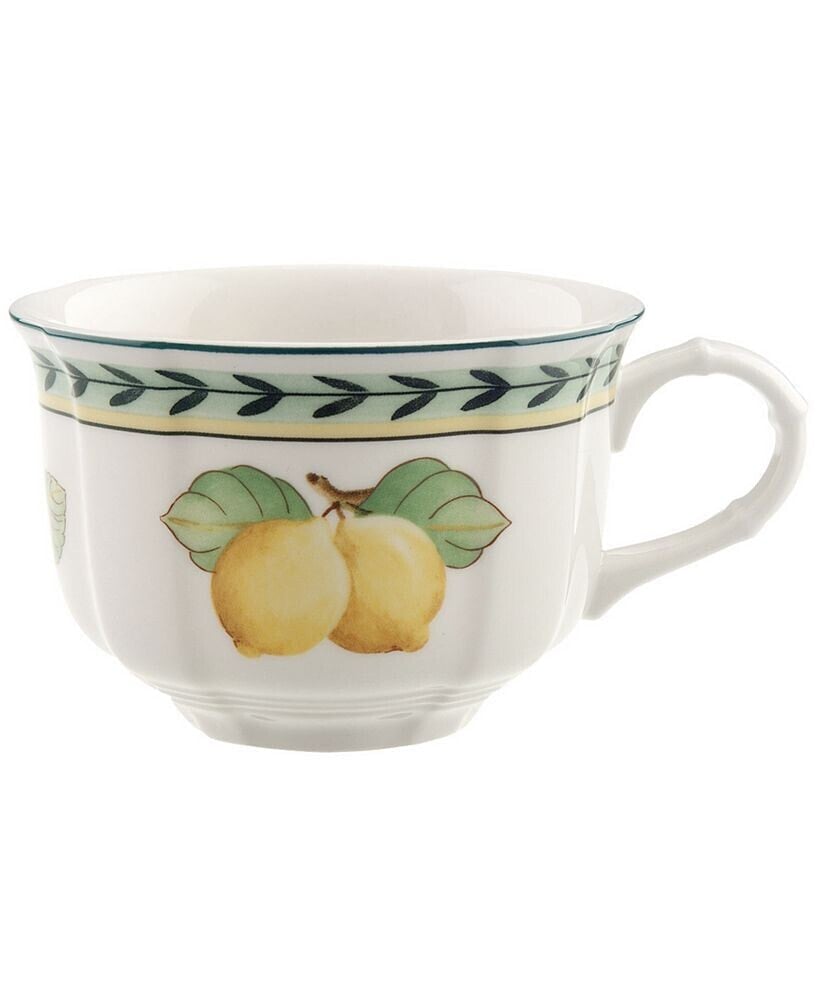 French Garden Fleurence Teacup, Premium Porcelain
