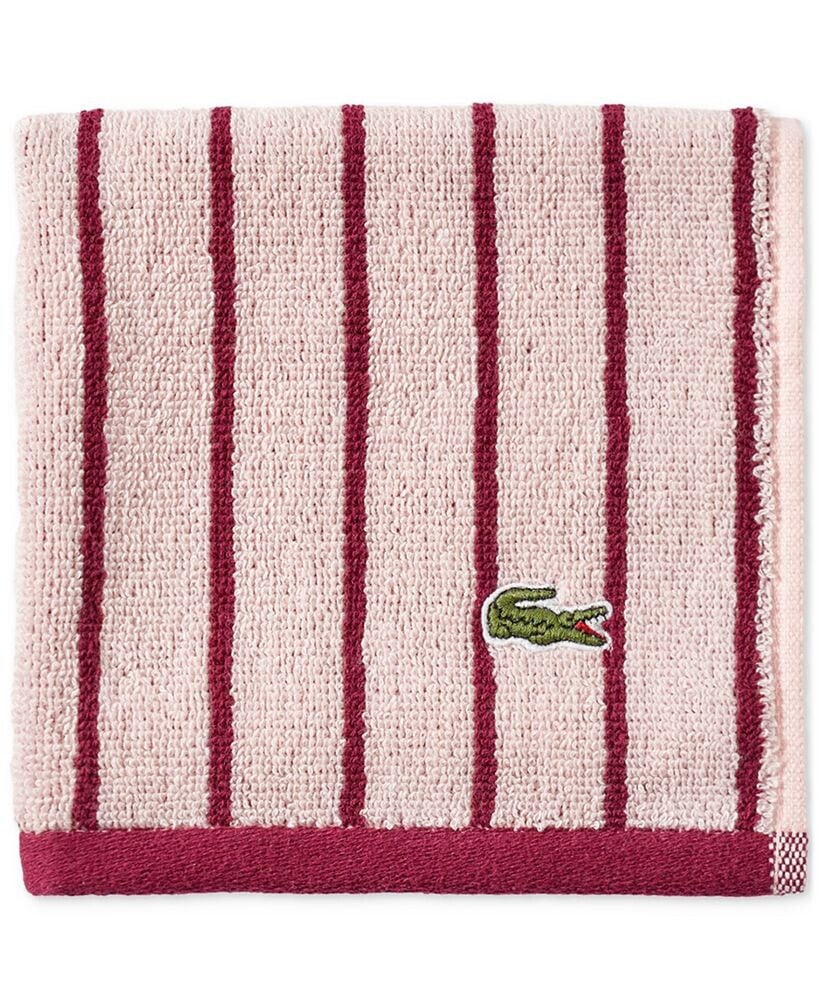 Lacoste Home centre Mark Cotton Jacquard Stripe Bath Towel, 30