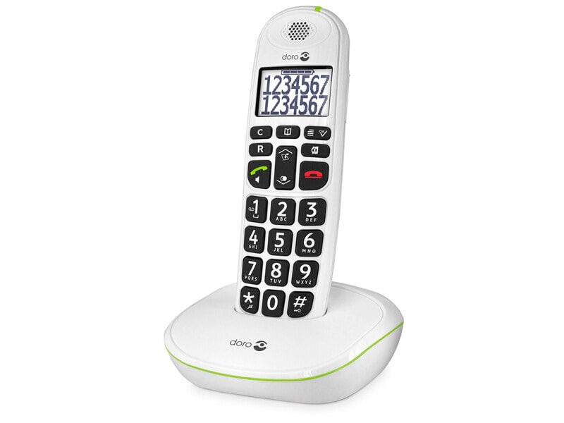 Doro PhoneEasy 110 DECT телефон Белый Идентификация абонента (Caller ID) 380107