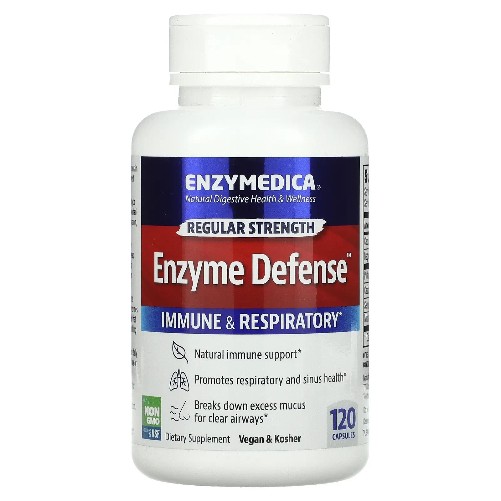 Энзаймедика, Enzyme Defense, 180 капсул