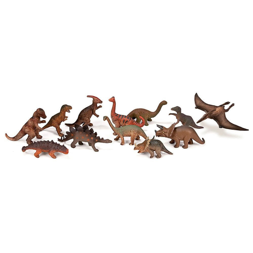 MINILAND Animal Figures Dinosaurs 12 Units