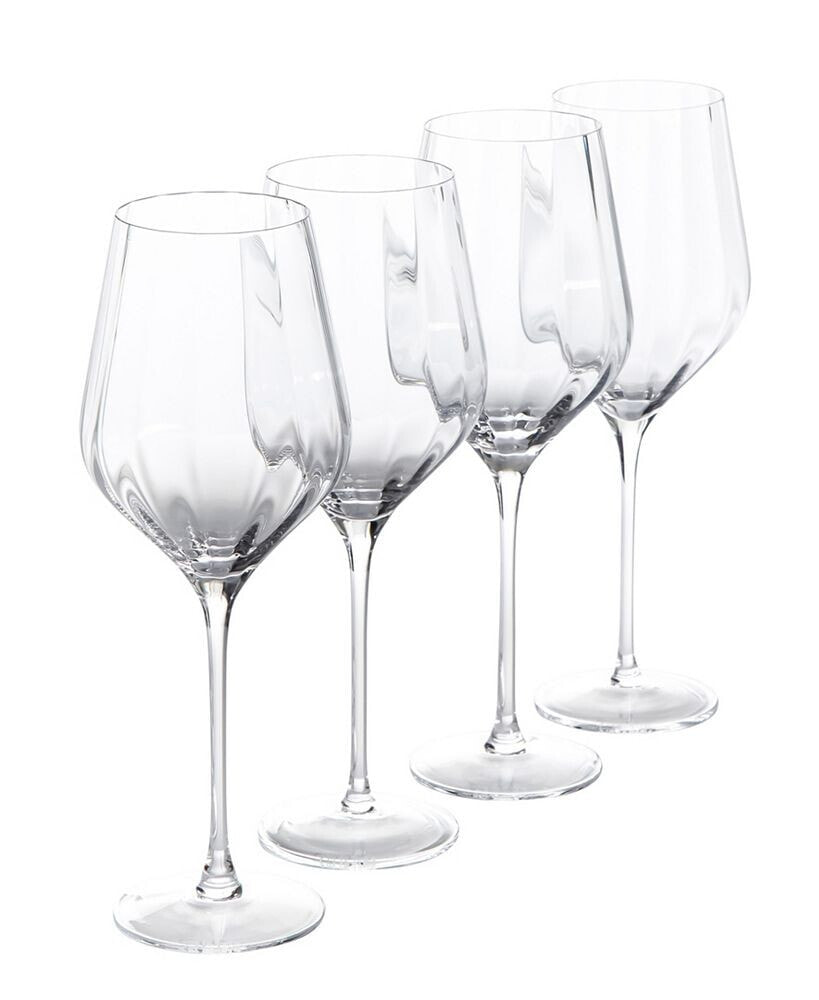 Sur La Table cambron Optic Red Wine Glasses, Set of 4