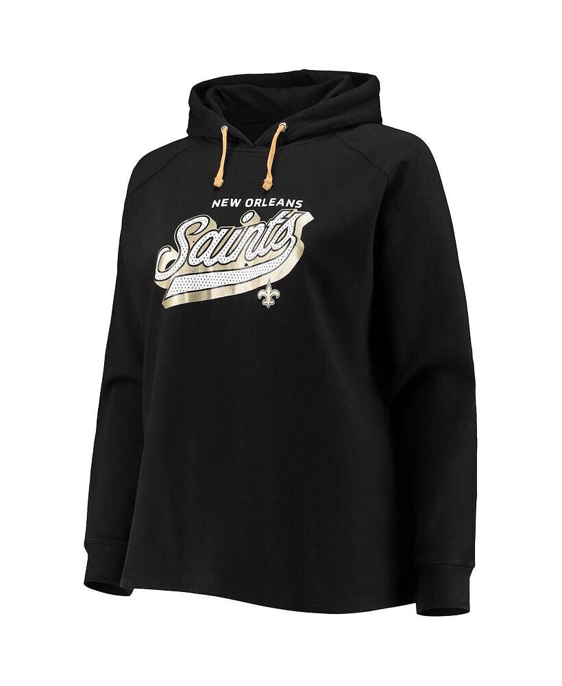 Women's Fanatics Branded Black New Orleans Saints Plus Size