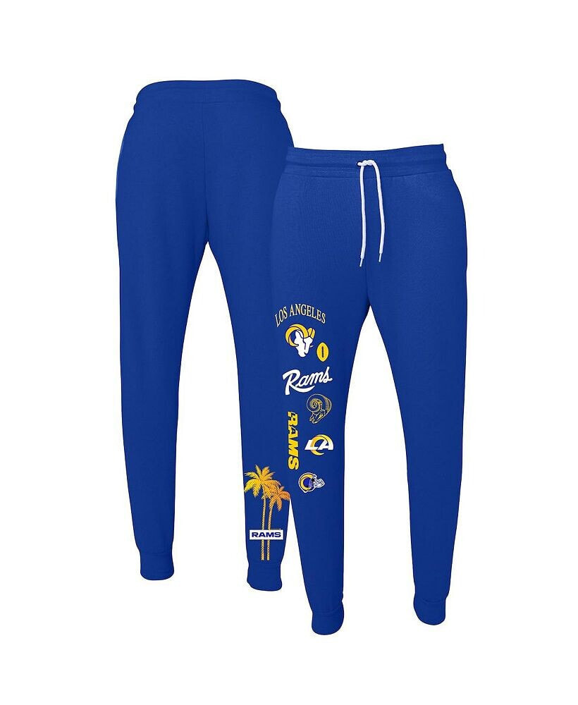 WEAR by Erin Andrews women's Royal Los Angeles Rams Palm Tree Jogger Sweatpants