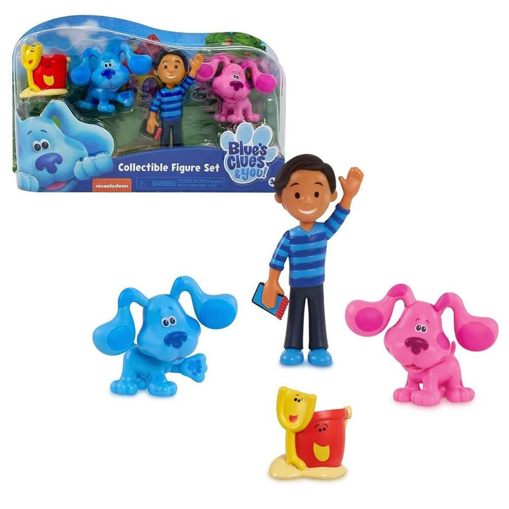 FAMOSA Set Of Figures Blue Tracks And Tu