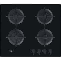 Whirlpool AKT 616/NB - Black - Built-in - 60 cm - Gas - Cast-iron - 4 zone(s)