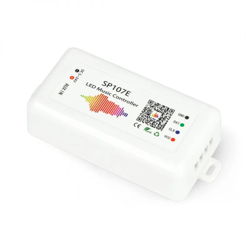 Driver for addressed RGB LED strips Bluetooth SP107E LED Music Controller - lightning and music effects