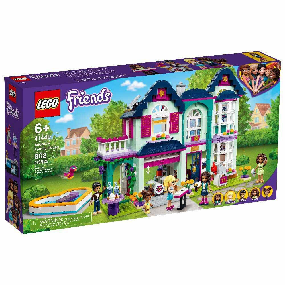 Конструктор LEGO Friends 41449 Дом семьи Андреа — купить недорого с  доставкой, 860874