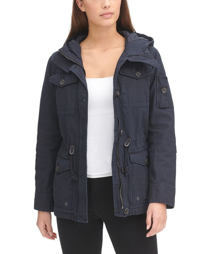 Levi's women's Hooded Military Jacket