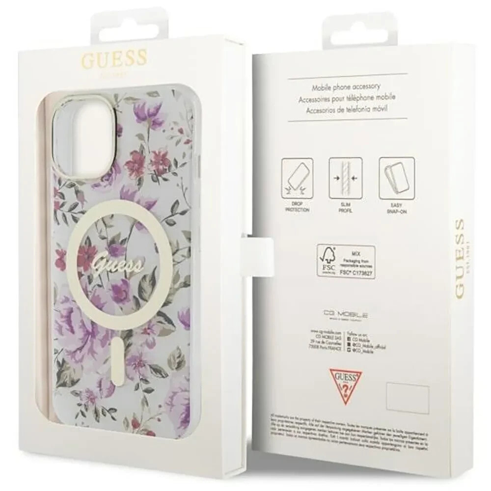 GUESS Guhmp14Mhcfwst iPhone 14 Plus15 Plus 6.7 Flower phone case