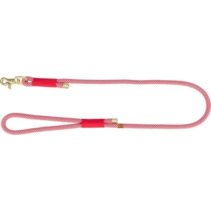 TRIXIE Soft Rope-Leine SXL: 1 m 10 mm Rot und Creme