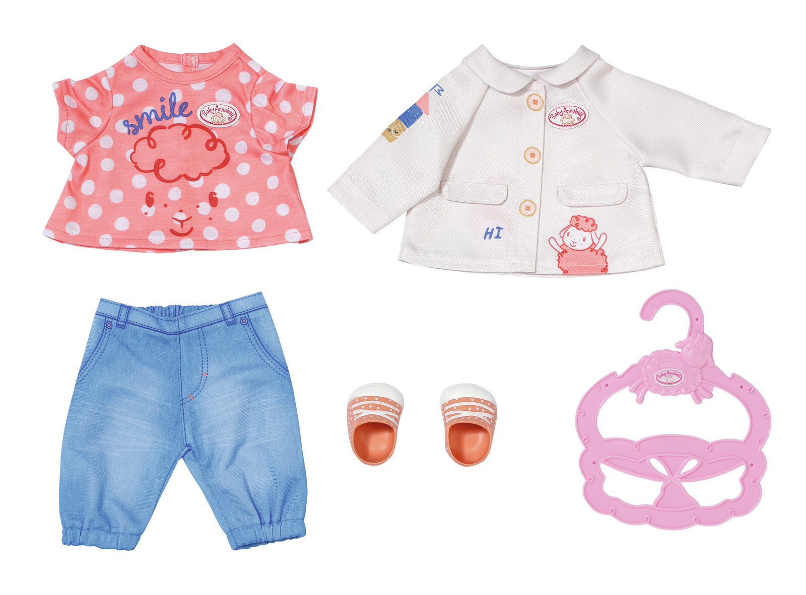 Baby Annabell Little Play Outfit Комплект одежды для куклы ,704127
