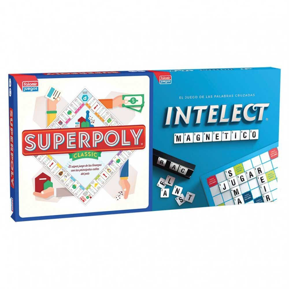 FALOMIR Superpoly+Intelect Magnetico Board Game