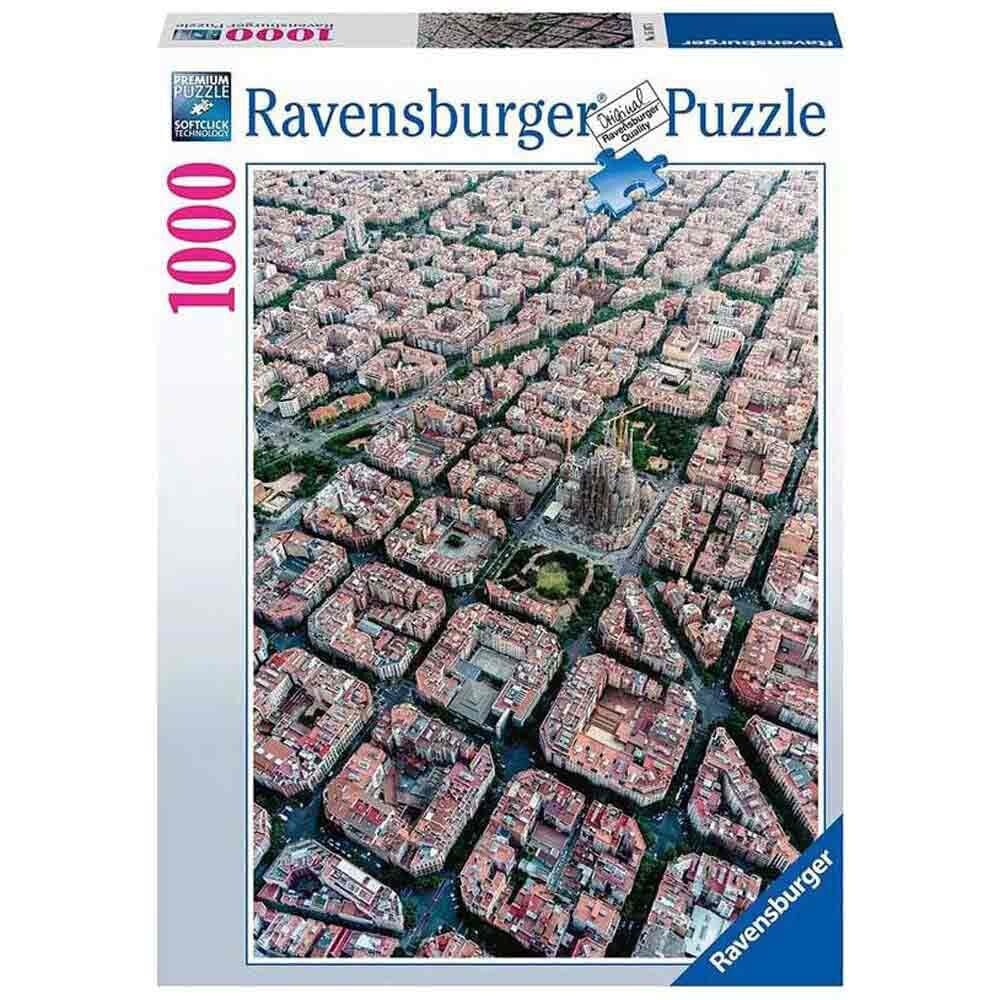 RAVENSBURGER Vista Aerea De Barcelona Puzzle 100 Pieces