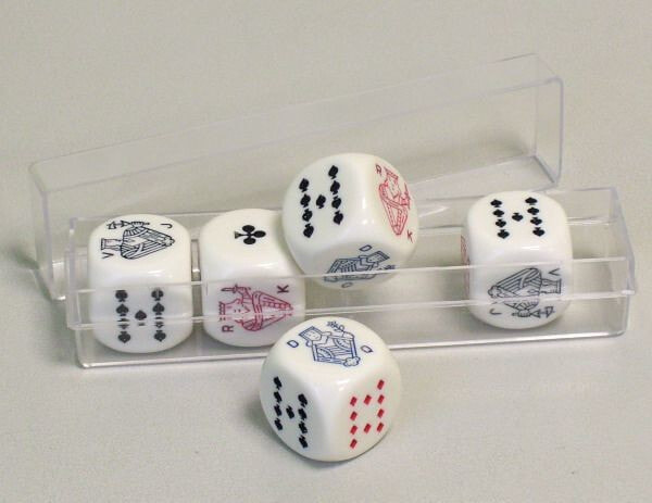 Piatnik PIATNIK DICE SMALL 5pcs POKER - 297090